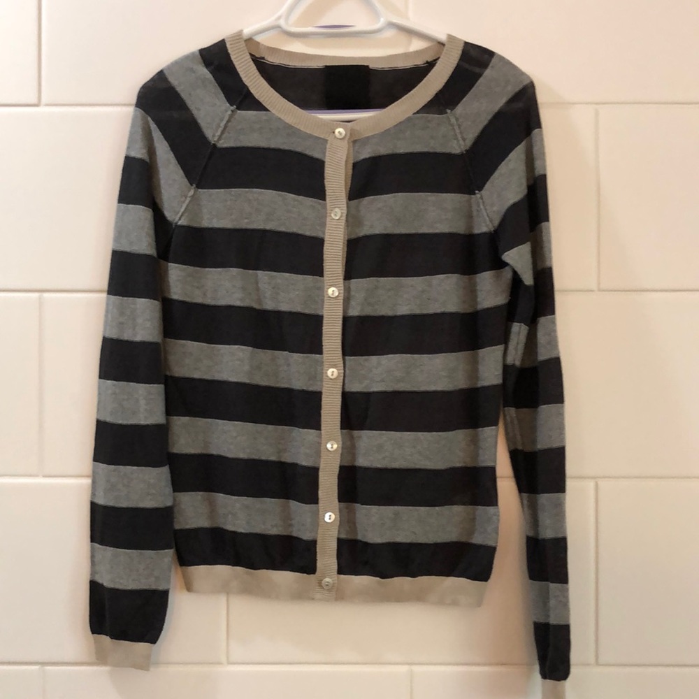 In Wear lightweight striped cardigan size sm